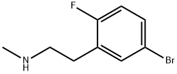 [2-(5-bromo-2-fluorophenyl)ethyl](methyl)amine Struktur