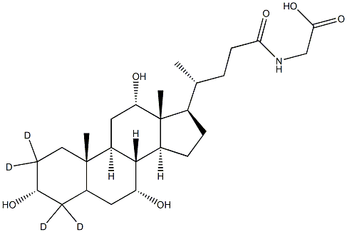 Glycocholic acid-2,2,4,4-d4 Struktur