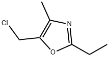 5-(chloromethyl)-2-ethyl-4-methyloxazole Struktur