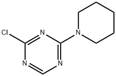 2-Chloro-4-(piperidino)-1,3,5-triazine Struktur