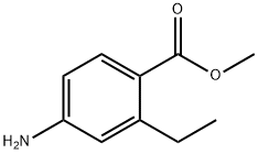 methyl 4-amino-2-ethylbenzoate Struktur