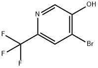 4-Bromo-6-trifluoromethyl-pyridin-3-ol Struktur