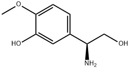 5-((1S)-1-AMINO-2-HYDROXYETHYL)-2-METHOXYPHENOL Struktur