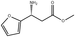 METHYL (3R)-3-AMINO-3-(FURAN-2-YL)PROPANOATE Struktur