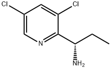 (1S)-1-(3,5-DICHLORO(2-PYRIDYL))PROPYLAMINE Struktur