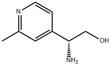 (2R)-2-AMINO-2-(2-METHYL(4-PYRIDYL))ETHAN-1-OL Struktur