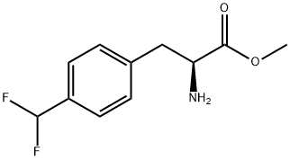 METHYL (2S)-2-AMINO-3-[4-(DIFLUOROMETHYL)PHENYL]PROPANOATE Struktur