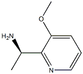 (1R)-1-(3-METHOXY(2-PYRIDYL))ETHYLAMINE Struktur