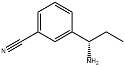 3-[(1S)-1-AMINOPROPYL]BENZONITRILE HYDROCHLORIDE Struktur