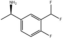 (1R)-1-[3-(DIFLUOROMETHYL)-4-FLUOROPHENYL]ETHYLAMINE Struktur