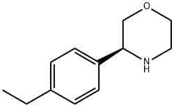 (3S)-3-(4-ETHYLPHENYL)MORPHOLINE Struktur