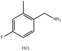 4-FLUORO-2-METHYLBENZYLAMINE HYDROCHLORIDE Struktur