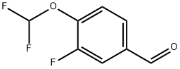 3-Fluoro-4-difluoromethoxybenzaldehyde Struktur