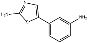 2-Amino-5-(3-aminophenyl)thiazole Struktur