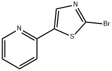 2-Bromo-5-(2-pyridyl)thiazole Struktur