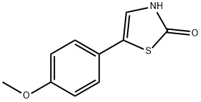 2-Hydroxy-5-(4-methoxyphenyl)thiazole Struktur