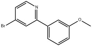 4-Bromo-2-(3-methoxyphenyl)pyridine Struktur