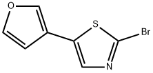 2-Bromo-5-(3-furyl)thiazole Struktur