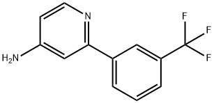 2-[3-(TRIFLUOROMETHYL)PHENYL]PYRIDIN-4-AMINE Struktur