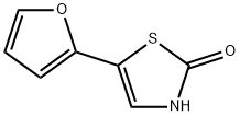 2-Hydroxy-5-(2-furyl)thiazole Struktur