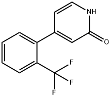 2-Hydroxy-4-(2-trifluoromethylphenyl)pyridine Struktur