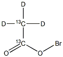 Bromoacetic  acid-13C2,d3 Struktur