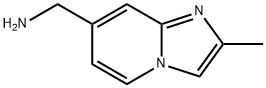 {2-methylimidazo[1,2-a]pyridin-7-yl}methanamine Struktur