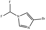 4-bromo-1-(difluoromethyl)-1H-imidazole Struktur