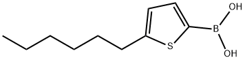 5-hexylthiophen-2-ylboronic acid Struktur