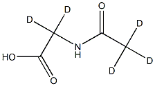 N-Acetyl-d3-glycine-2,2-d2 Struktur