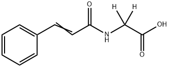 N-trans-Cinnamoylglycine-2,2-d2	 Struktur