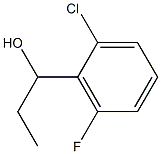 1-(2-chloro-6-fluorophenyl)propan-1-ol Struktur