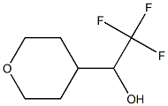 2,2,2-trifluoro-1-(tetrahydro-2H-pyran-4-yl)ethan-1-ol Struktur