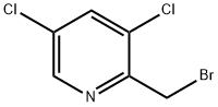 2-(BroMoMethyl)-3,5-dichloropyridine Struktur