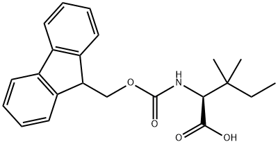 Fmoc-L-alpha-t-amylglycine Struktur