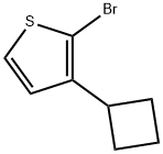 2-Bromo-3-(cyclobutyl)thiophene Struktur