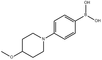 4-(4-Methoxypiperidin-1-yl)phenylboronic acid Struktur