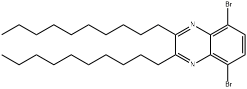 5,8-dibromo-2,3-di-n-decylquinoxaline Struktur