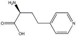 (2S)-2-amino-4-(pyridin-4-yl)butanoic acid 結(jié)構(gòu)式