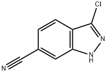 3-Chloro-1H-indazole-6-carbonitrile Struktur