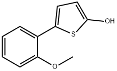 2-Hydroxy-5-(2-methoxyphenyl)thiophene Struktur