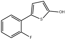 2-Hydroxy-5-(2-fluorophenyl)thiophene Struktur