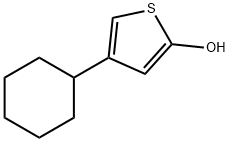 2-Hydroxy-4-(cyclohexyl)thiophene Struktur