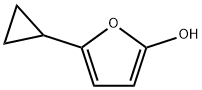 2-Hydroxy-5-(cyclopropyl)furan Struktur