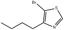 5-Bromo-4-(n-butyl)thiazole Struktur