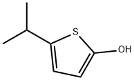 2-Hydroxy-5-(iso-propyl)thiophene Struktur