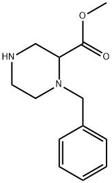 METHYL 1-BENZYLPIPERAZINE-2-CARBOXYLATE Struktur