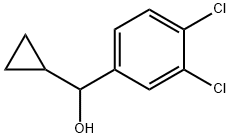 cyclopropyl(3,4-dichlorophenyl)methanol Struktur