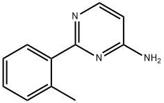 4-Amino-2-(2-tolyl)pyrimidine Struktur