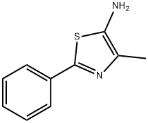 4-methyl-2-phenyl-1,3-thiazol-5-amine Struktur